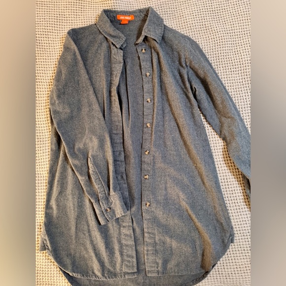 Flannel Shirt, Tunic Length - Small - Picture 3 of 4